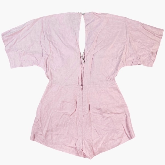 Vix Paula Hermanny size Xs light pink Marion mini jumper with white accents - Picture 11 of 13